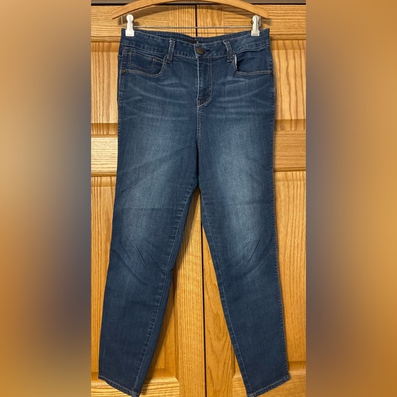 1882 Denim Jean Pants Womens 10 Straight Leg Stretch Casual Blue - Picture 1 of 6